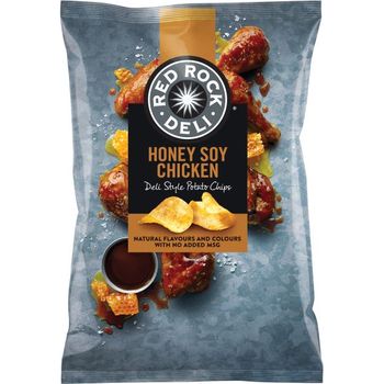 Red Rock Deli Honey Soy Chicken Potato Chips 165g