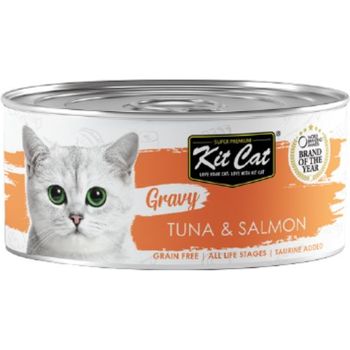 Kit Cat Canned Food Gourmet Tuna & Salmon 70g