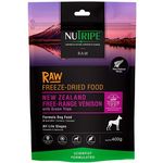Nutripe Dog Raw Freeze Dried NZ Free-Range Venison with Venison Green Tripe 400g