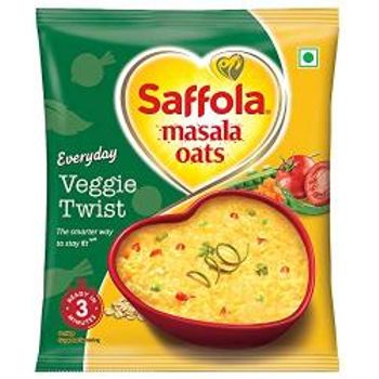 Saffola Spicy Masala Oats Pack Of 6 2 Flavors Each