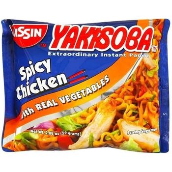 Nissin Yakisoba Instant Pancit Spicy Chicken Flavor 59g