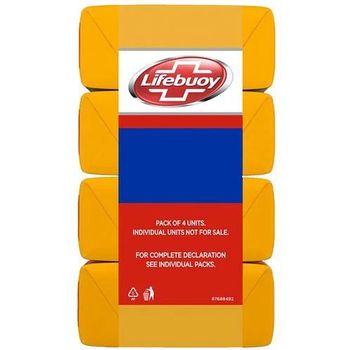 Lifebuoy Turmeric And Honey Soap Skin Protection Pack of 4 100g