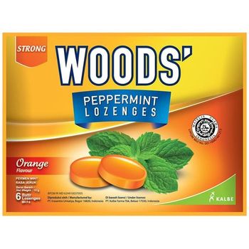 Woods' Lozenges Orange 6pcs 15g