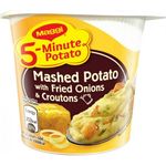 Maggi 5-Minute Cup Mashed Potato Fried Onions Croutons