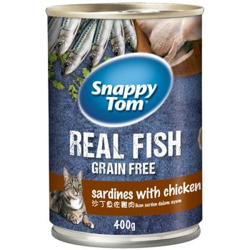 Snappy Tom Sardines With Chicken 400g