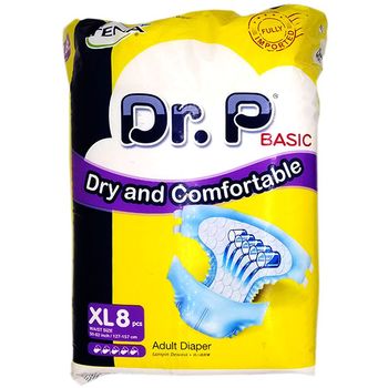 Dr.p Adult Diaper Dry And Comfortable Xl 8s