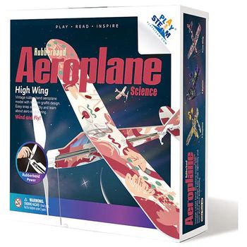 Play STEM Rubber Band Airplane Science High Wing