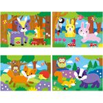 Galt 4 Puzzles In A Box Woodland