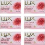 Bundle Of 6 Lux Soft Touch Soap 85g X 6 Bars
