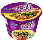 Unif Bowl Artificial Beef With Sauerkraut Flavor Noodle 125g