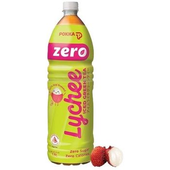 Pokka Lychee Iced Green Tea Zero 500ml
