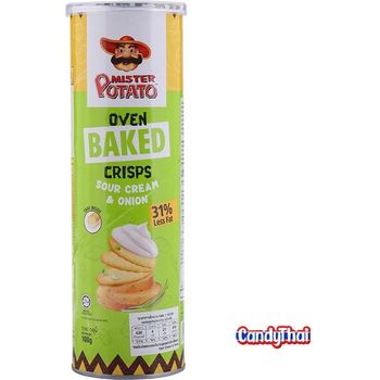 Mister Potato Oven Baked Crisps Sour Cream Onion 100g