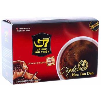 Trung Nguyen G7 Instant Pure Black Vietnam Coffee 2gr Sachet X 15 Sachets Box