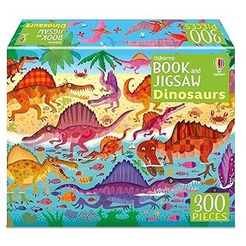 Usborne Book And Jigsaw Dinosaurs