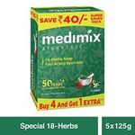 Medimix Ayurvedic Classic 18 Herbs Soap 125g Pack Of 5
