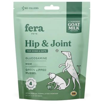 Fera Pet Organics Dogs and Cats Hip and Joint Formulated Goat Milk Powder 180g