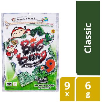 Tao Kae Noi Big Bang Grilled Seaweed Classic