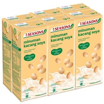 F&N Seasons Soya Bean Milk 6 Pieces 250ml