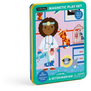 Mudpuppy Magnetic Play Set I Can Be A Veterinarian