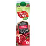F&N Fruit Tree Fresh No Sugar Added Juice Cranberrypomegranate 1L