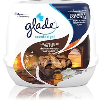 Glade Scented Gel Oud Blossom Air Freshener 180g