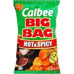 Calbee Big Bag Potato Chips Hot And Spicy 180g