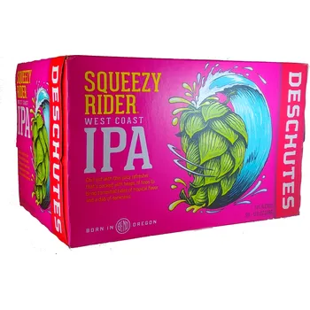 Deschutes Squeezy Rider West Coast IPA 6 Pack 6x355mL ABV 7%
