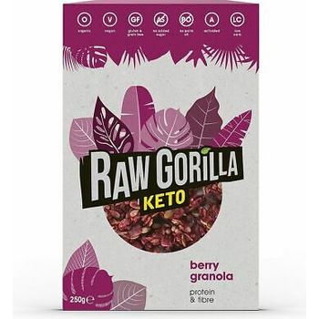 Raw Gorilla Keto Granola With Raspberries 250g