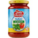 Molho Jolly Colombani Para Massas Basilico 350g