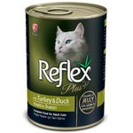 Reflex Plus Canned Cat Pate with Turkey And Duck 400g