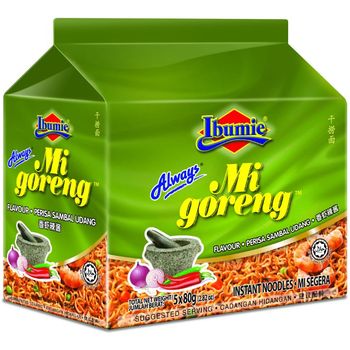 Ibumie Always Sambal Udang 5 Packs 80g