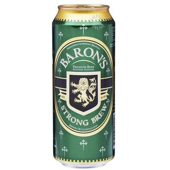 Baron's Can Beer Strong Brew 490ml