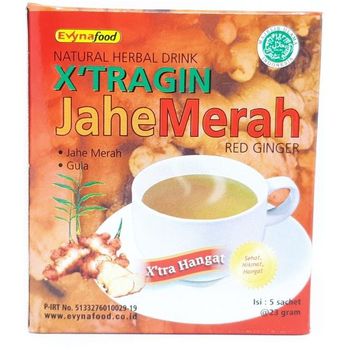 Ginger Drink X'tragin Jahe Merah (Red Ginger) 20g x 5 sachets