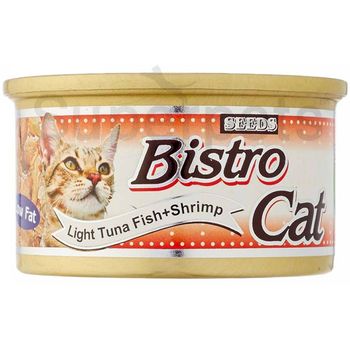 Bistro Cat Light Tuna Fish + Shrimp 80g