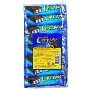 Mum's Bake Choc Wafer Double Vanilla Cream 12g x 40pcs