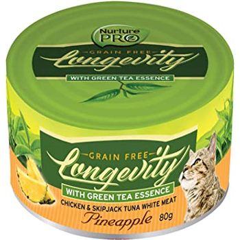 Nurture Pro N906 Longevity Cat Grain Chicken & Tuna With Pineapple 80g