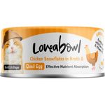 Loveabowl Cat Canned Food Chicken Snowflakes With Quail Egg In Broth 70g