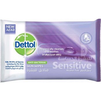 Dettol Skin Wipes Sensitive 10 Tissues