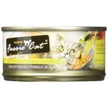 Fussie Cat Premium Tuna With Mussels In Aspic Cat Food 80g