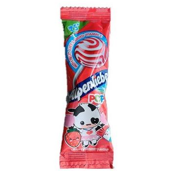 Alpenliebe Pop Cream Strawberry Flavour 8g