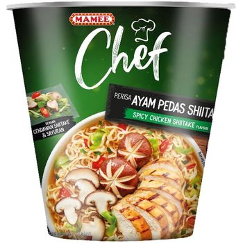 Mamee Chef Spicy Chicken Shiitake Cup 8 X 62g