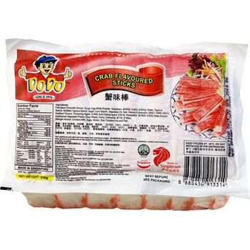 DoDo Crab Flavoured Sticks 250g