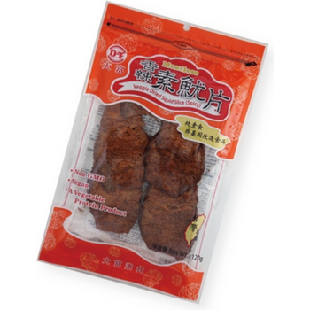 Dafu Veggie Dried Squid Slice (Spicy) 120g
