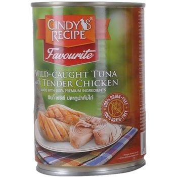 Cindy Recipe Cat Tuna Chicken Flavor 400g