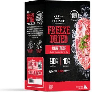 Absolute Holistic Dog Freeze Dried Raw Patties Beef 360g