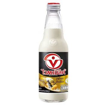 Vitamilk Double Black Soy Milk UHT Black Sesame and Sinin Rice 300ml
