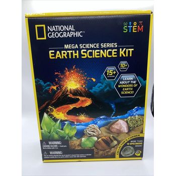 National Geographic Earth Science Kit, 15+ Science Experiments & Stem Activities