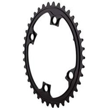 absoluteBLACK Chainring Shimano 9100 Oval 110/4BCD 38T Black