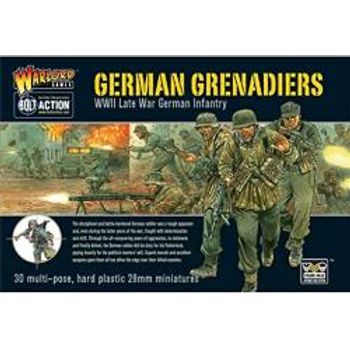 Warlord Games Bolt Action German Grenadiers Late War Infantry 1 56 WWII Military Wargaming Figures Plastic Model Kit