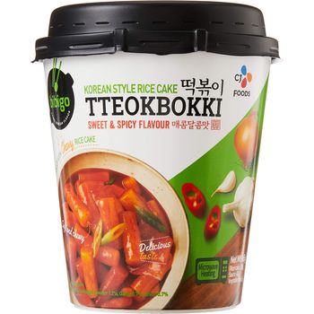 CJ Bibigo Cup Topokki Sweet And Spicy 165g